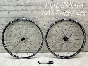 ☆ FULCRUM RACING7 LG 622×17c SHIMANO 11/12s フルクラム レーシング クリンチャー リムブレーキ仕様 700c アルミ 前後ホイール Y-233