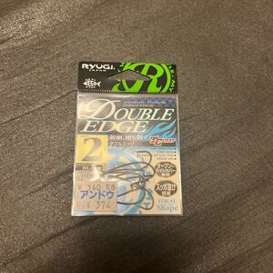 送料84円 新品　リューギ ダブルエッジ　2 RYUGI DOUBLE EDGE オフセットフック