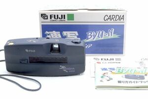 ■美品■ 富士フイルム FUJIFILM 連写カルディア ビューン CARDIA Byu-N 取扱説明書 元箱付 動作OK　D0127150-240164