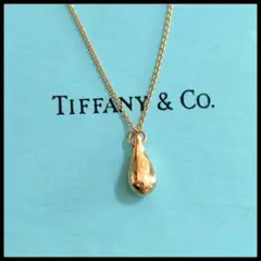 ティファニー　TIFFANY&CO. ティアドロップネックレス　750 ゴールド