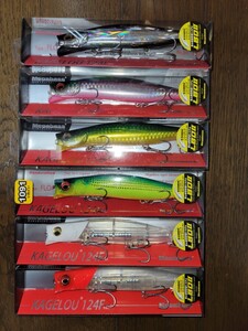 Megabass　メガバス　KAGELOU　カゲロウ　124F　6個セット　新品未使用