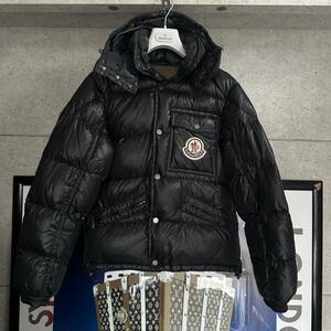 【即決/即納】MONCLER モンクレール K2 ケーツー 胸ワッペン ダウンジャケット メンズ サイズ1 ブラック 黒 国内正規品