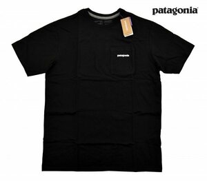 送料無料4★Patagonia★パタゴニア P-6 Logo Pocket 半袖シャツ size:XS ブラック