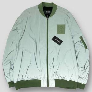 RAF SIMONS / ラフシモンズ 23SS Classic bomber with leather patch / クラシックボンバージャケット 231-M619 46 SSM4559 MA-1 ブルゾン