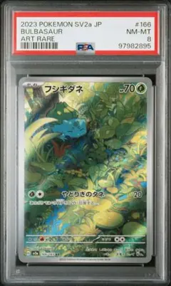 【PSA8】 ポケモンカード　151 フシギダネ　AR