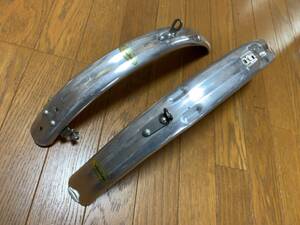 ★激レア 初期モデル BROMPTON ブロンプトン アルミ 軽合金 マッドガード 本所工研 Honjo ホンジョ Bros 16inch Mudguard 泥除け ドロヨケ