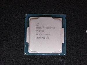 【T776】CPU★Core i7-8700 3.20GHz