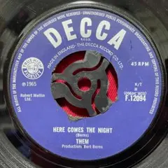 ◆英7"◆THEM◆HERE COMES THE NIGHT◆