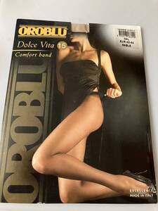 【送料無料】 OROBLU dolce vita 15 comfort band L EU42-44 SABLE 15デニール パンティストッキング ウルトラシアー panty stocking