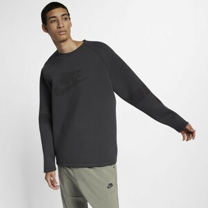 新品タグ付き M/Lサイズ選択可 定価16500円 ナイキ テック パック クルー テックフリース Nike Tech fleece Crew 日本正規品 スウッシュ 