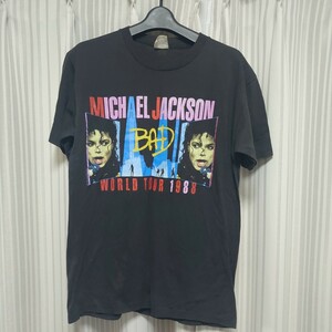マイケルジャクソン BADツアー Tシャツ 80年代