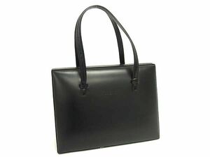 1円 LOEWE ロエベ レザー ハンドバッグ トートバッグ レディース ブラック系 BL6119