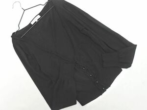 M-PREMIER エムプルミエ ニット カーディガン size38/黒 ■◇ ☆ eda9 レディース