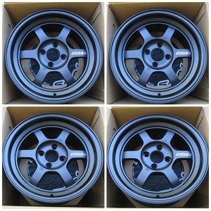 【在庫あり】VORK RACING TE37V 2324 MODEL 15×8.0J+25 PCD100-4H 4本 MB ■ レイズ RAYS 鍛造 軽量 ボルクレーシング