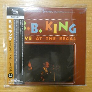 41107207;【未使用品/SHM-CD】B.B.キング / ライヴ・アット・ザ・リーガル(紙ジャケット仕様)　UICY-94836