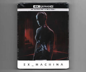 ■エクスマキナ【未開封 日本語収録 スチールブック】4K ULTRA HD＋BLU-RAY 2枚組■ブルーレイ■輸入盤■EX_MACHINA■