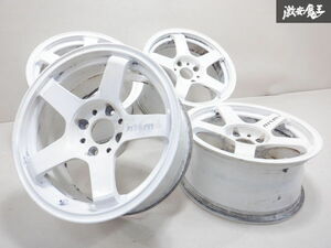 M2販売 DT-05R 塗装品 ホイール 16インチ 7.5J +22 8.5J +37 PCD114.3 4穴 4本 シルビア 180SX セフィーロ スカイライン ★ 棚1F13