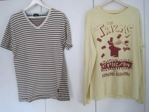 2枚セット　PaulSmith ポールスミス　カットソー＆VネックTシャツ　XL