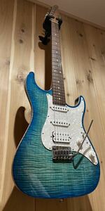 【新品同様美品】2023年製suhr standard plus Bahama Blue Burst