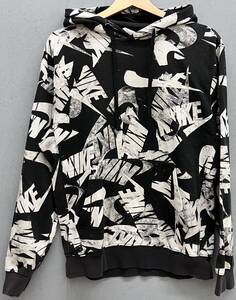 NIKE ナイキ DM6882-010 NSW SPE＋ BB AOP PO HOODIE パーカー Sサイズ ブラック