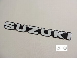 【新品】 スズキ純正 JA11 ジムニー 用 フロント エンブレム & 固定用ナット 2個 3点セット 色々な車種に流用可能