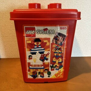 LEGO レゴ バケツ レゴブロック BASiC 1885 古い 初期 1992年 パーツ お揃い