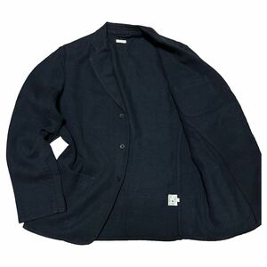 COMOLI コモリ WOOL LINEN JKT ウールリネンジャケット ネイビー メンズ サイズ2 Mサイズ相当 日本製