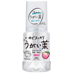 健栄製薬 のどスッキリうがい薬 ピーチ味 300ml 416458 指定医薬部外品