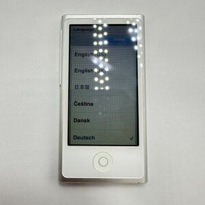 J114-J053134-1 ◎ Apple アップル iPod nano 第7世代 16GB A1446 スペースグレイ ポータブルプレーヤー 初期化済み 音出し確認済み ①