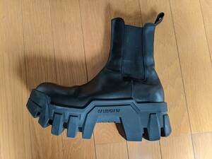 バレンシアガ BALENCIAGA BULLDOZER チェルシーブーツ ブラック サイズ：40　正規品