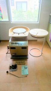 良好 SHIMPO 日本電産 シンポ 陶芸 電動 ろくろ RK-2Pプロ形 作動確認済 オプション付