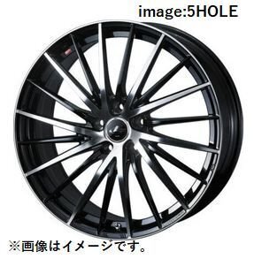 個人宅発送可能 ウエッズ Weds 16X6.5J +40 5穴 PCD114.3 PBMC ホイール 1本 LEONIS FR レオニス・エフアール (41667)