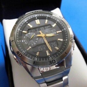 【カシオ】 ウェーブセプター 新品 腕時計 WVA-M650D-1A2JF 電波ソーラー メンズ シルバー CASIO 男性 未使用品