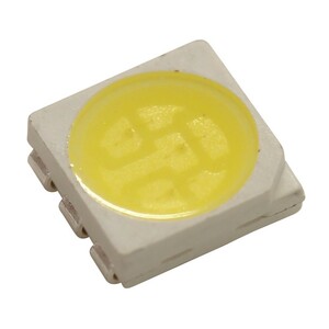 LEDチップ SMD 5050 3チップ 白色 ホワイト 電子工作 DIY 3.2V-3.4V 6000K-6500K 100個