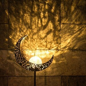cjx84★月デザイン ガーデンライト ソーラーライト 屋外照明 カッコいい オシャレ 庭 装飾 ランプ 防水 幻想的 流行り