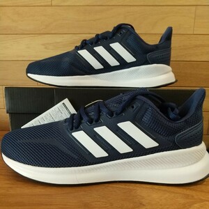 27cm 新品正規品 アディダス FALCONRUN M adidas ファルコンラン メンズ ランニングシューズ ダークブルー