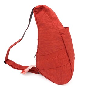 未使用品◆Healthy Back Bag ヘルシーバックバッグ ショルダーバッグ◆ レッド ナイロン レディース クロスボディ 斜め掛け bag 鞄