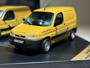 1/43「プジョーパルトネール エレクトリーク LA POSTE」1998 イエローVITESSE CITY製 CMC99001