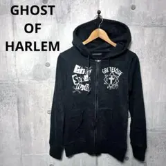 GHOST OF HARLEM 00s プリントパイルZipパーカー F