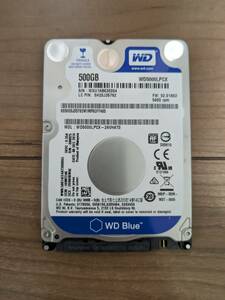 Western Digital WD Blue 500GB HDD 2.5インチ 内蔵ハードディスク