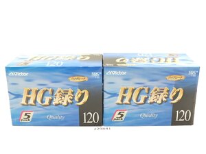 【z29841】新品・未使用 victor ビクターVHS ビデオカセットテープ HG録り10T-120HGQF 10本 まとめ 格安スタート