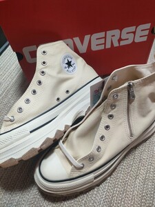 新品 定価15400 CONVERSE ALLSTAR TREKWAVE HI ZIP 27.5cm コンバース オールスター トレックウェーブ ジップ ホワイト リアクトソール