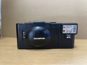 N1524/OLYMPUS オリンパス　XA 2　Eletronic Flash A11　D・ZUIKO 1:3.5 f=35㎜　ジャンク　現状品