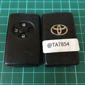 @TA7854 トヨタ 純正 271451-0500スマートキー 3ボタン 後期 GRS180 クラウン ロイヤル アスリート ノア ヴォクシー アイシス等キーレス