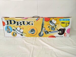 ◎【JD BUG】キックボード 折畳み キックスクーター パープル MS-101A 中古/kt2078