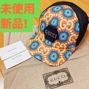 新品 グッチ 100周年 限定 レア 万華鏡 GG柄 ベースボール キャップ XL GUCCI アレッサンドロミケーレ カレイドスコープ kaleidoscope RARE