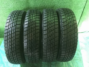 グッドイヤー アイスナビ6 155/80R13 2019年製 冬タイヤ スタッドレスタイヤ 4本セット A7-1 EM