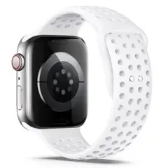 Apple Watch シリコンバンド ホワイト42-44