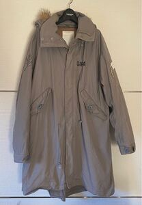 UNDERCOVER アンダーカバー 10AW サークルブレインモッズコート【USED」