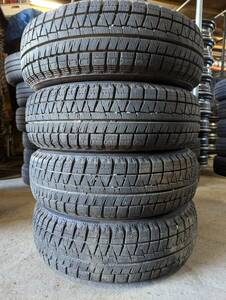 ★送料無料★ 155/65R13 2021年製 9.5分山 ブリヂストン ICEPARTNER2 4本/中古スタッドレスタイヤ(冬タイヤ) ekスポーツ N7395_P1